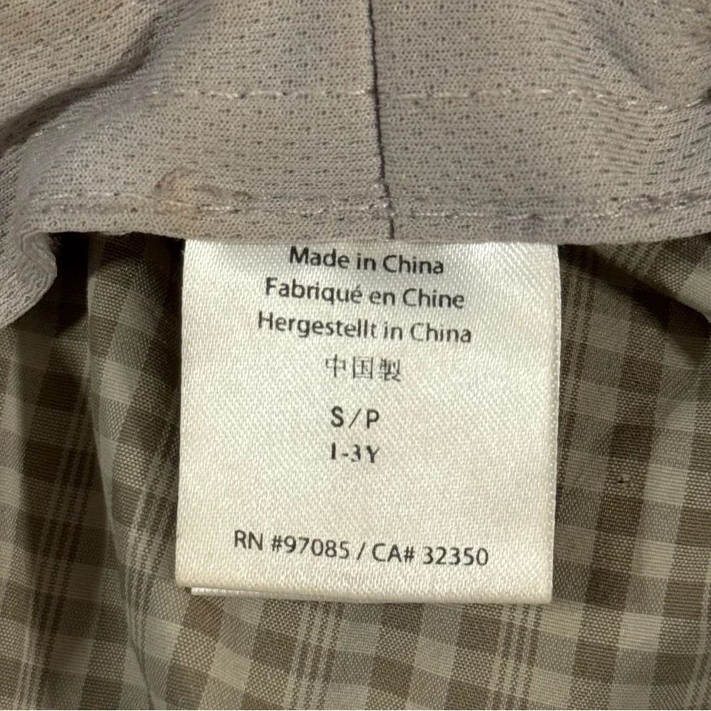 Outdoor Research Gray Plaid Hat Kids Size S